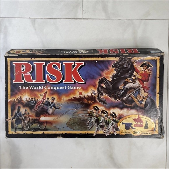 Vintage RISK Board Game by Parker Brothers - The World Conquest Game -1993 - Picture 1 of 9